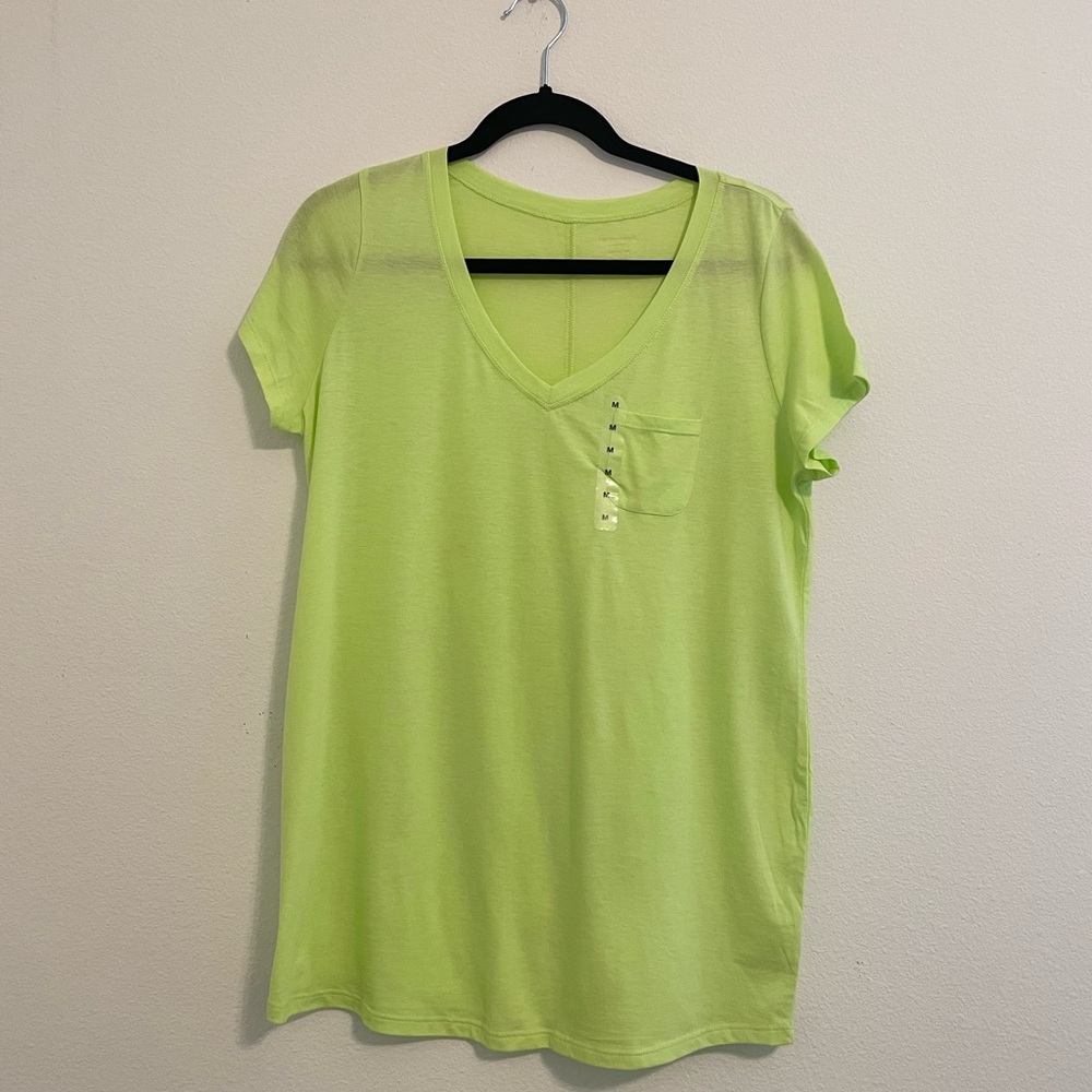 Motherhood Maternity LightWeight Shtrichy T-Shirt Medium